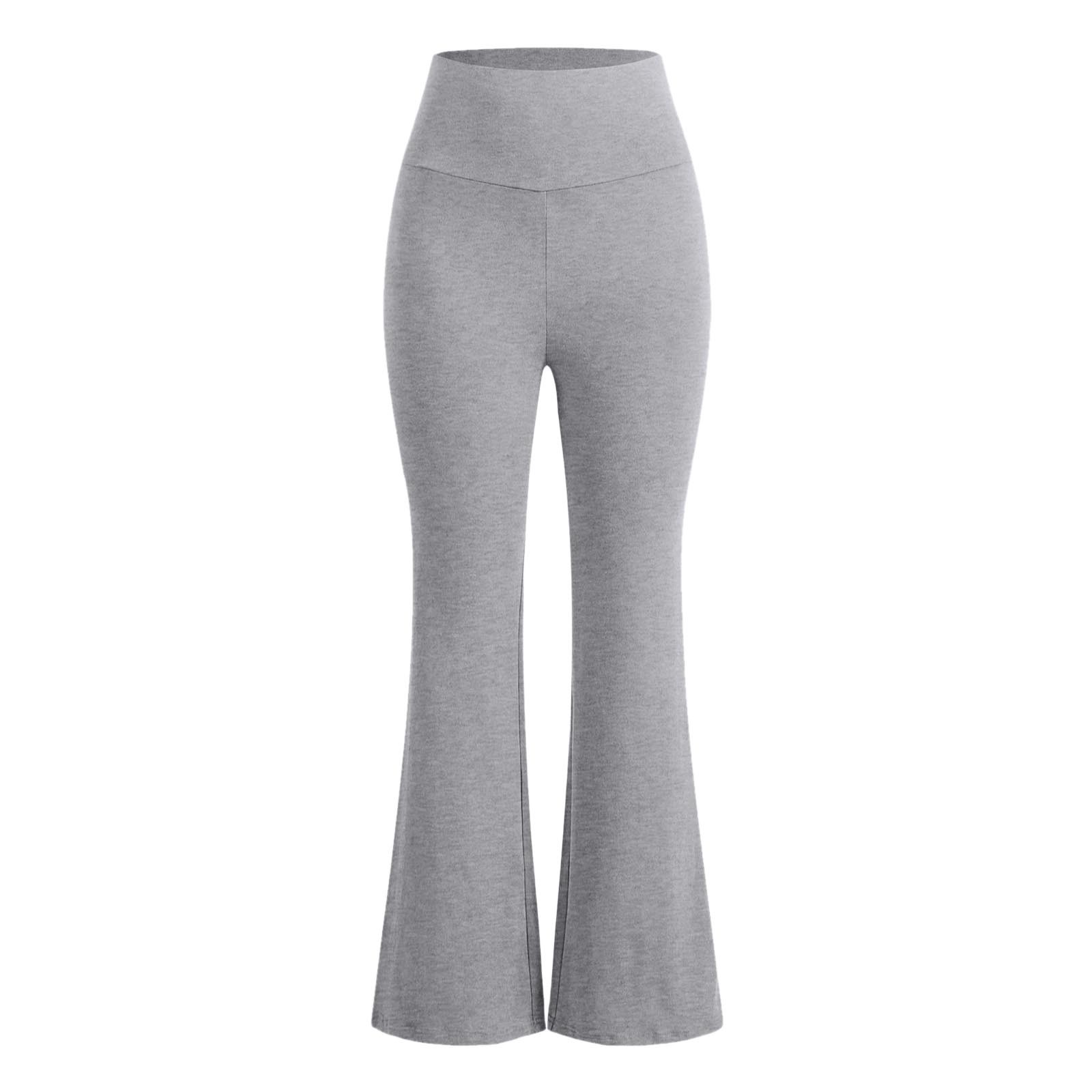 thumbnail image 4 of Pantalones de yoga acampanados para mujer con bolsillo trasero: cintura alta, moldean la silueta, tejido elástico para hacer ejercicio y llevar a diario, 4 of 5